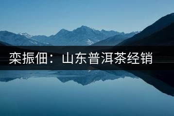 欒振佃：山東普洱茶經銷第一人