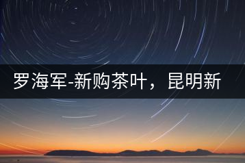 羅海軍-新購茶葉，昆明新購商貿(mào)有限公司總經(jīng)理