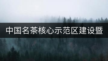 中國名茶核心示范區(qū)建設暨有機茶文化產業(yè)發(fā)展論壇在成都舉行 　