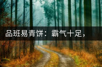 品班易青餅：霸氣十足，母儀天下