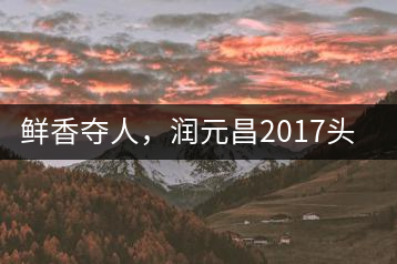 鮮香奪人，潤元昌2017頭采小青柑即將上市