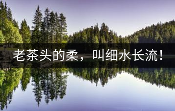 老茶頭的柔，叫細(xì)水長(zhǎng)流！