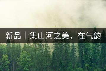 新品｜集山河之美，在氣韻山河！