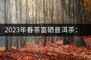 2023年春茶富硒普洱茶：1.富硒有機(jī)手工生普，市場(chǎng)指導(dǎo)價(jià)800元／公斤；2.富硒有機(jī)一級(jí)紅茶，市場(chǎng)指導(dǎo)價(jià)800元／公斤；3.富硒有機(jī)熟普餅，市場(chǎng)指導(dǎo)價(jià)1000元／公斤；4.富硒有機(jī)月光白茶，市場(chǎng)指導(dǎo)價(jià)800元／公斤。