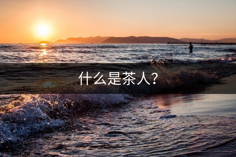 什么是茶人？