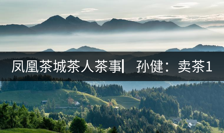 鳳凰茶城茶人茶事▏孫健：賣茶15年，對(duì)普洱茶還猶如初見(jiàn)