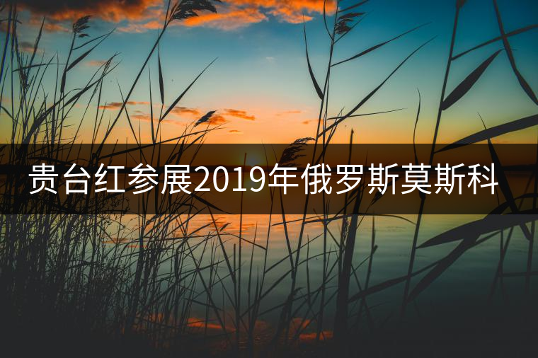 貴臺紅參展2019年俄羅斯莫斯科國際茶展覽會簽訂800萬美金合同！