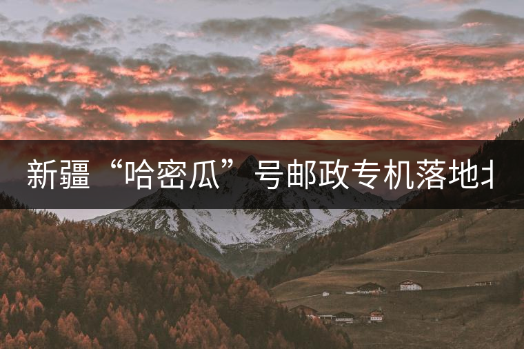新疆“哈密瓜”號(hào)郵政專(zhuān)機(jī)落地北京，243種哈密瓜你見(jiàn)過(guò)嗎？
