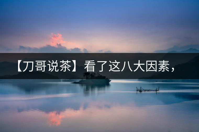 【刀哥說茶】看了這八大因素，你還會(huì)輕易說普洱茶的耐泡性嗎