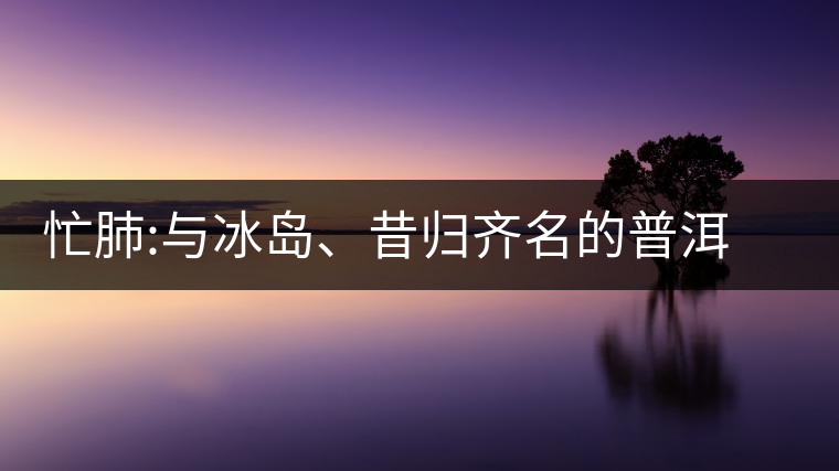 忙肺:與冰島、昔歸齊名的普洱茶忙肺：與冰島、昔歸齊名的普洱茶