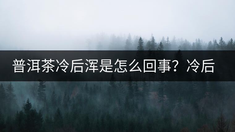 普洱茶冷后渾是怎么回事？冷后渾的普洱茶品質(zhì)好不好？
