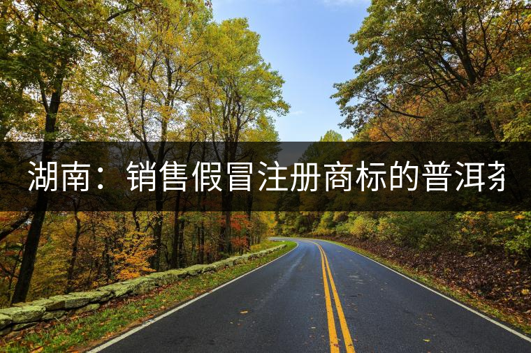 湖南：銷售假冒注冊(cè)商標(biāo)的普洱茶 淘寶店主獲刑又罰金