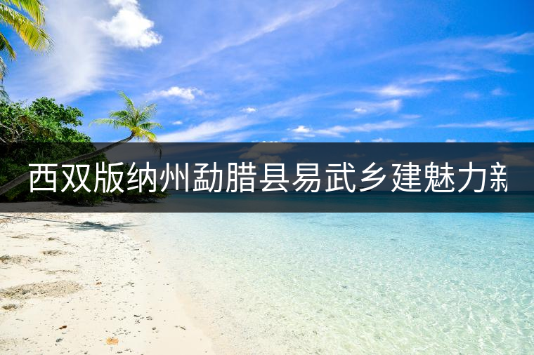 西雙版納州勐臘縣易武鄉(xiāng)建魅力新“茶鄉(xiāng)” 西雙版納州勐臘縣易武鄉(xiāng)建魅力新“茶鄉(xiāng)”