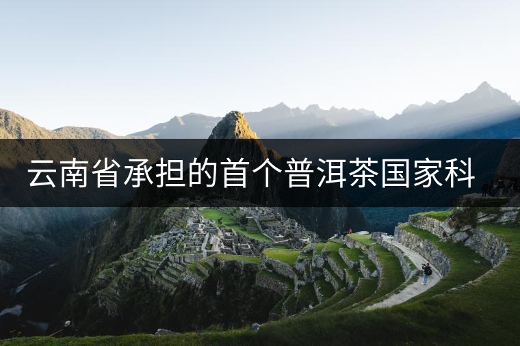 云南省承擔(dān)的首個(gè)普洱茶國家科技支撐計(jì)劃項(xiàng)目取得多項(xiàng)成效