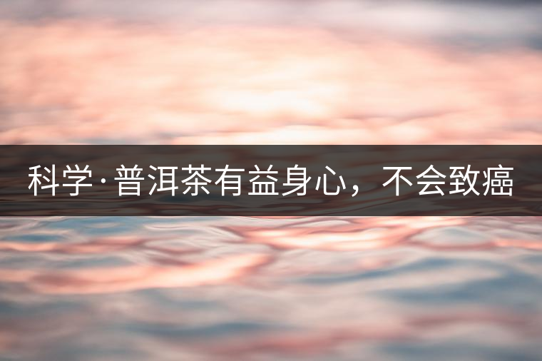 科學(xué)·普洱茶有益身心，不會(huì)致癌（1）