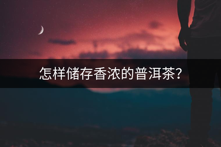 怎樣儲(chǔ)存香濃的普洱茶？