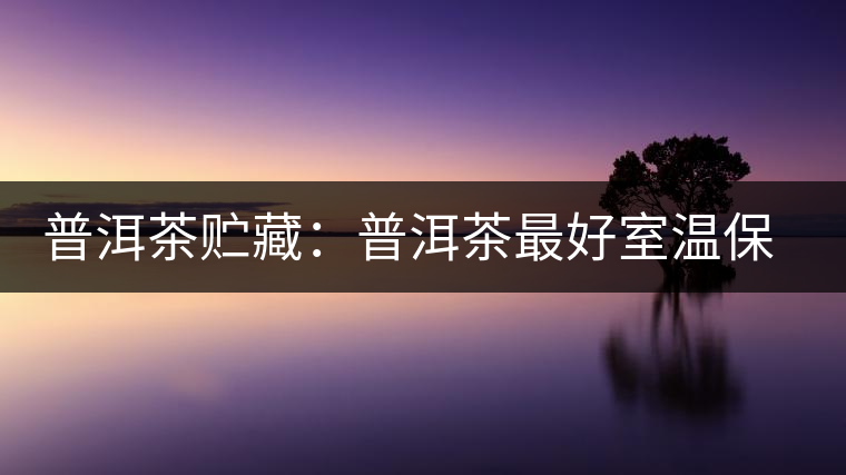 普洱茶貯藏:普洱茶最好室溫保存 普洱茶貯藏:普洱茶最好室溫保存