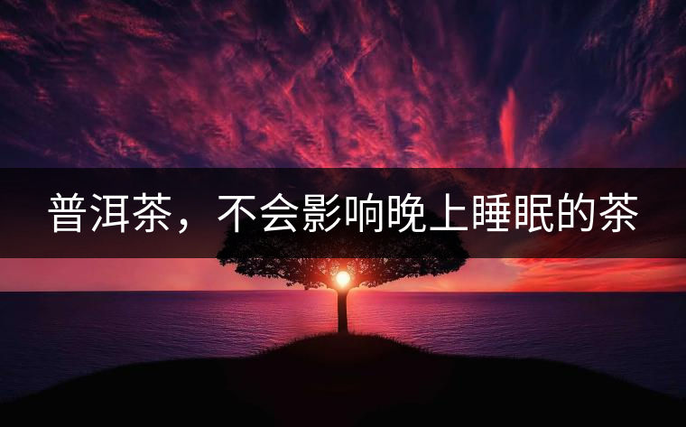普洱茶，不會(huì)影響晚上睡眠的茶