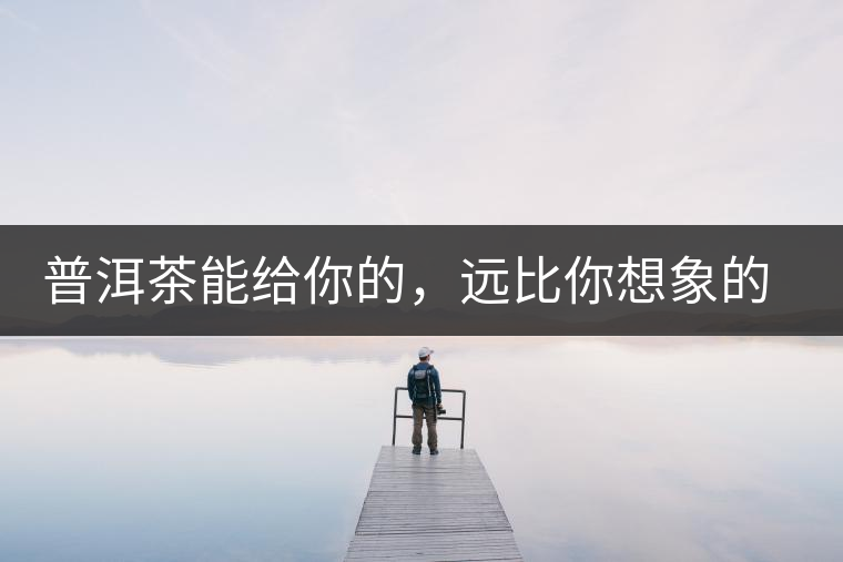 普洱茶能給你的，遠(yuǎn)比你想象的要多