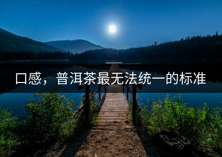 口感，普洱茶最無法統(tǒng)一的標(biāo)準(zhǔn)