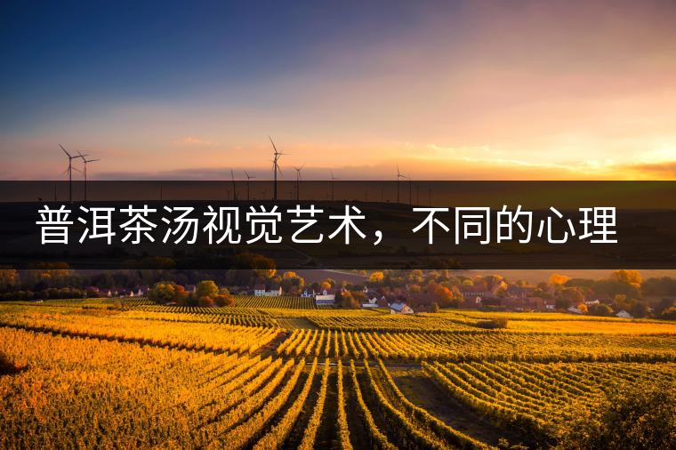 普洱茶湯視覺(jué)藝術(shù)，不同的心理享受