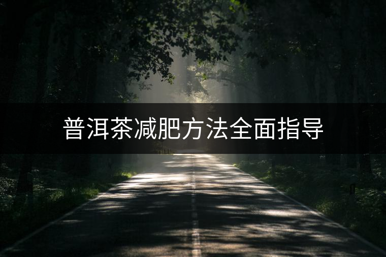 普洱茶減肥方法全面指導(dǎo)