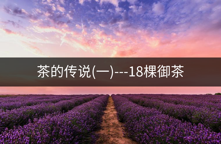 茶的傳說(一)---18棵御茶 茶的傳說(一)---18棵御茶