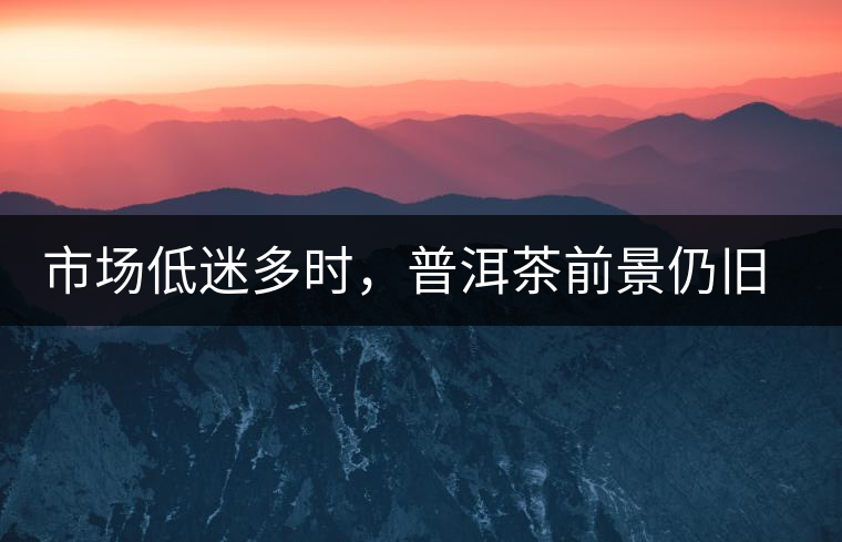 市場低迷多時，普洱茶前景仍舊被大佬們看好