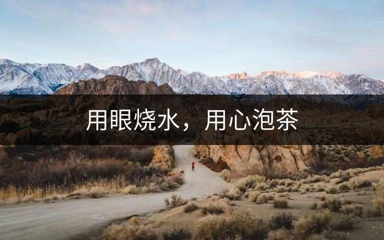 用眼燒水，用心泡茶