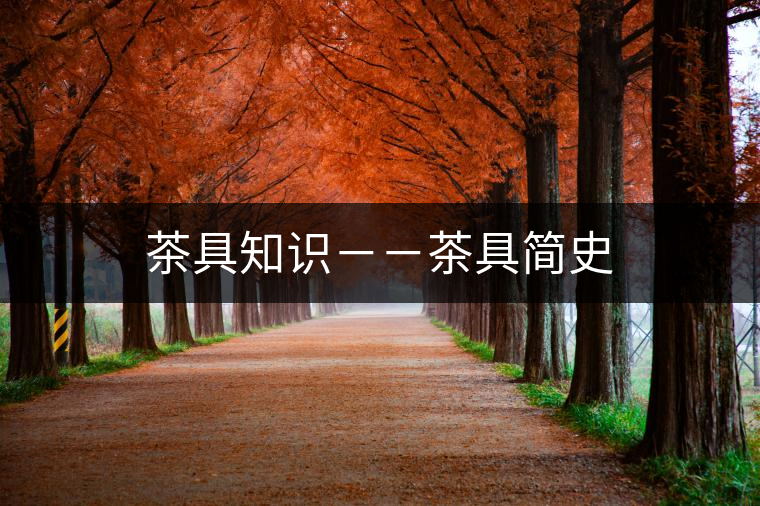 茶具知識(shí)－－茶具簡(jiǎn)史