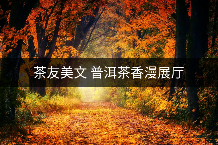 茶友美文 普洱茶香漫展廳