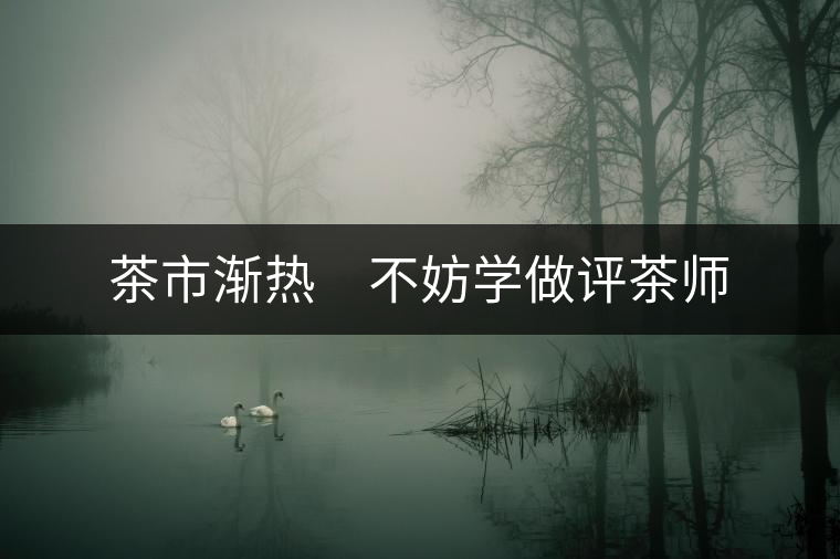 茶市漸熱 不妨學做評茶師 茶市漸熱 不妨學做評茶師