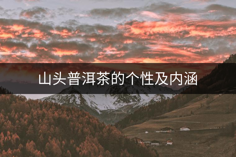 山頭普洱茶的個性及內涵