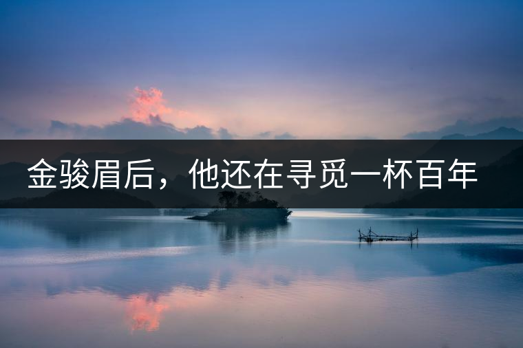 金駿眉后，他還在尋覓一杯百年前的茶……
