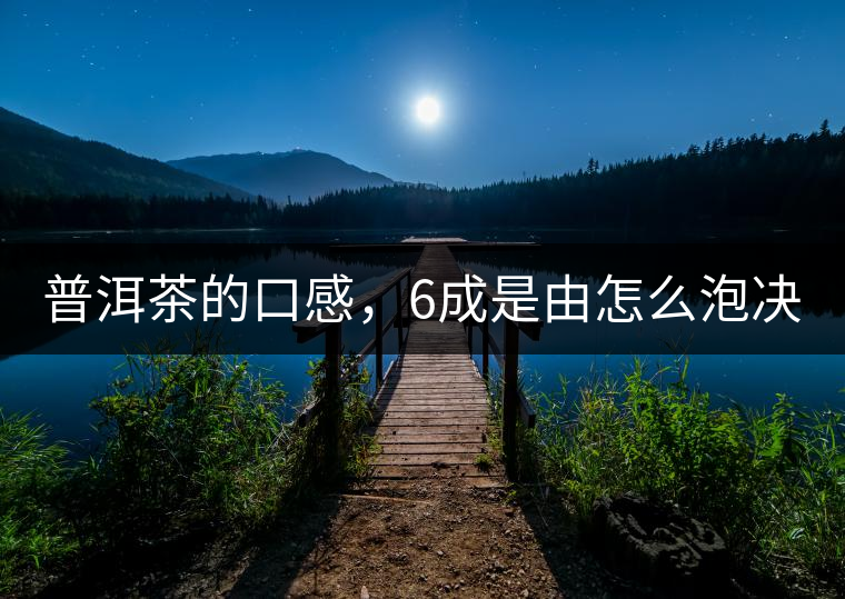 普洱茶的口感，6成是由怎么泡決定的！