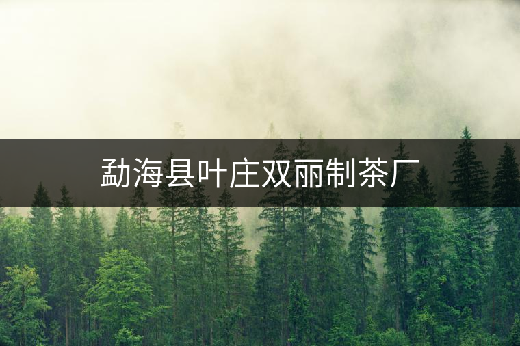 勐?？h葉莊雙麗制茶廠