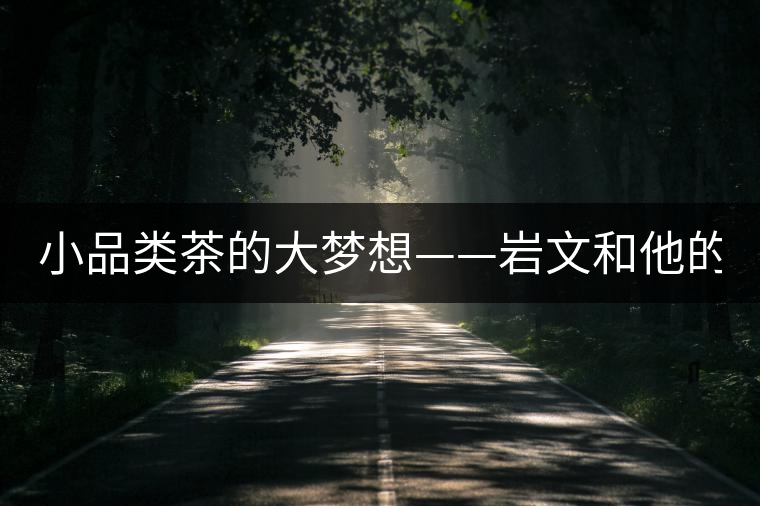 小品類(lèi)茶的大夢(mèng)想——巖文和他的“云南巖茶”