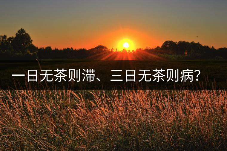 一日無茶則滯、三日無茶則病？清代普洱茶這么鼎盛？