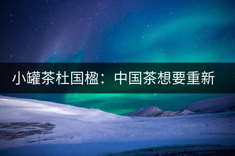 小罐茶杜國(guó)楹：中國(guó)茶想要重新走向世界，就要把用戶體驗(yàn)變簡(jiǎn)單