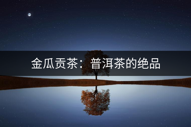 金瓜貢茶：普洱茶的絕品