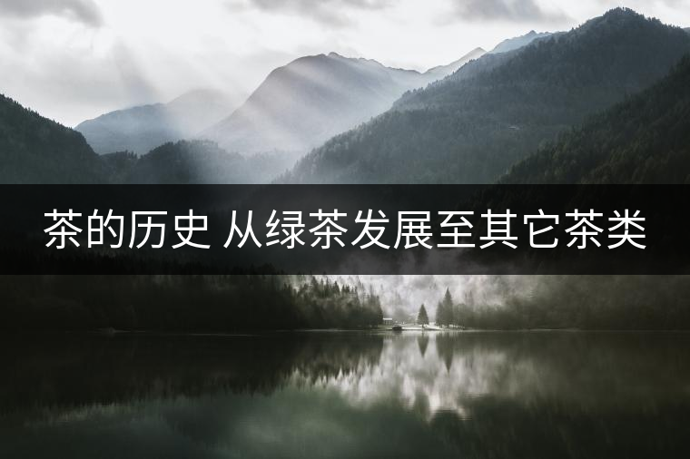 茶的歷史 從綠茶發(fā)展至其它茶類 茶的歷史 從綠茶發(fā)展至其它茶類