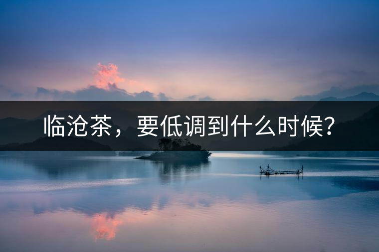 臨滄茶，要低調(diào)到什么時候？