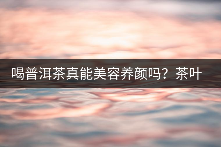 喝普洱茶真能美容養(yǎng)顏嗎？茶葉的作用