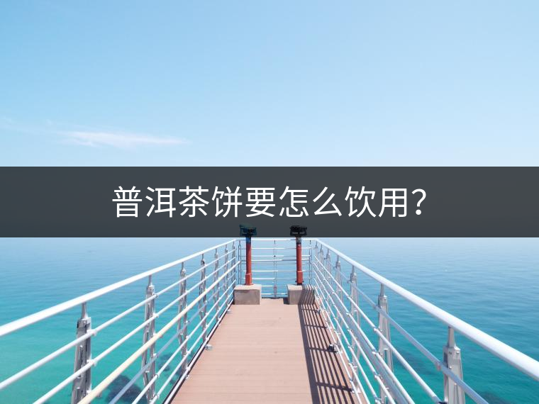 普洱茶餅要怎么飲用？