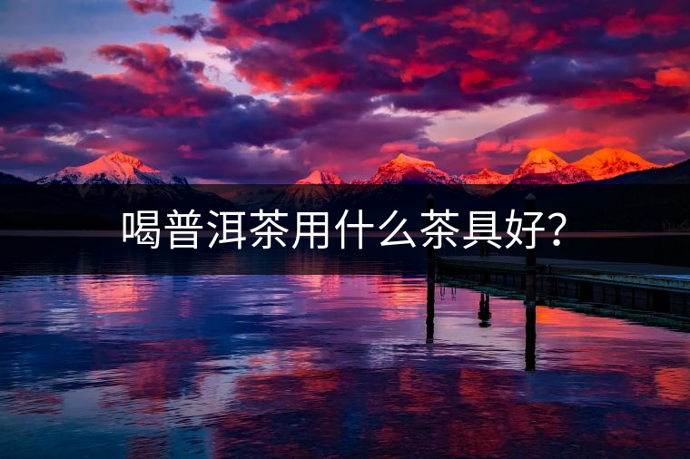 喝普洱茶用什么茶具好？