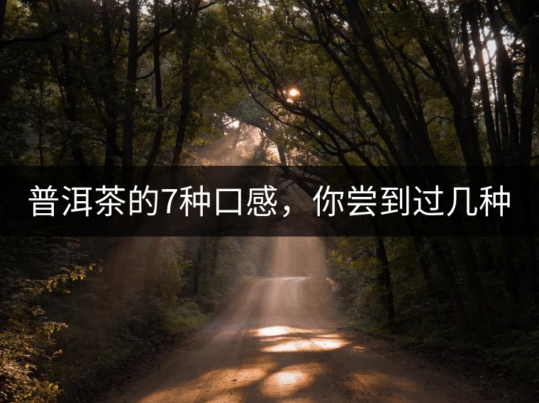 普洱茶的7種口感，你嘗到過幾種？
