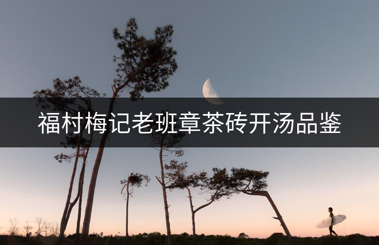 福村梅記老班章茶磚開(kāi)湯品鑒 福村梅記老班章茶磚開(kāi)湯品鑒