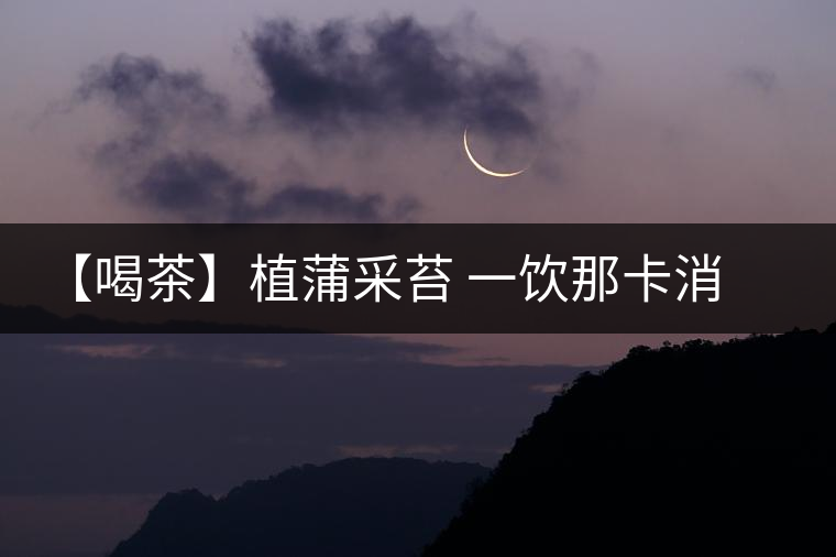 【喝茶】植蒲采苔 一飲那卡消夏 【喝茶】植蒲采苔 一飲那卡消夏