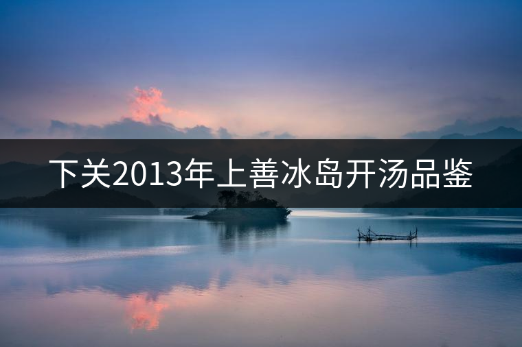 下關(guān)2013年上善冰島開湯品鑒 下關(guān)2013年上善冰島開湯品鑒