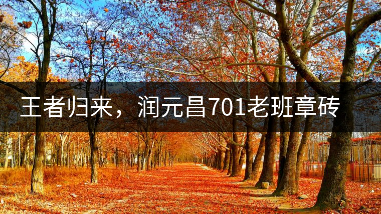 王者歸來，潤元昌701老班章磚王即將上市